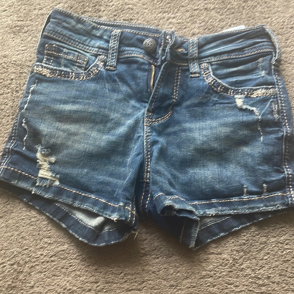 Silver by Suki Super Stretch Denim Shorts W26/L3